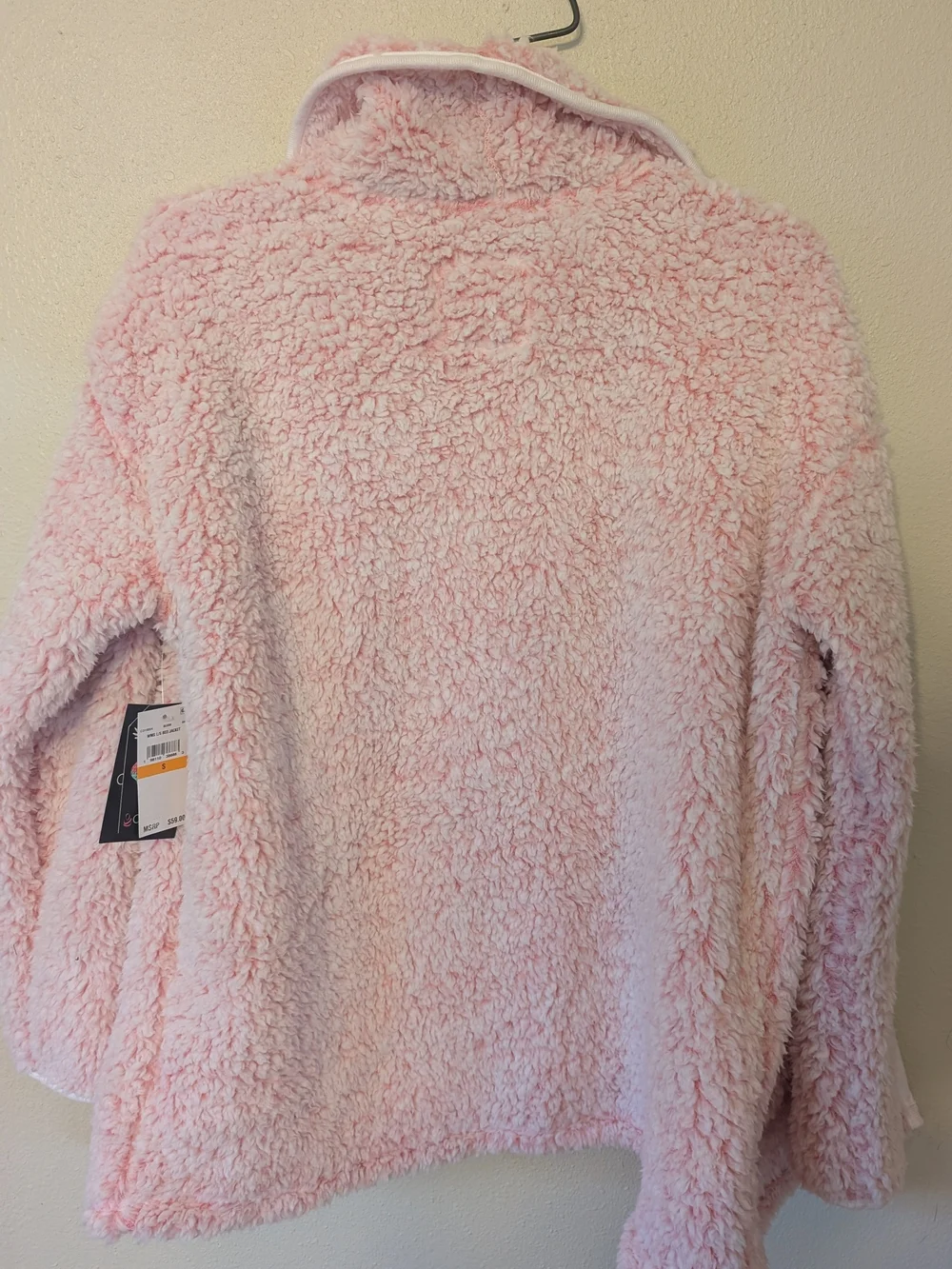 NWT Cuddl Duds Pink Sherpa Cardi Small - Picture 6 of 9